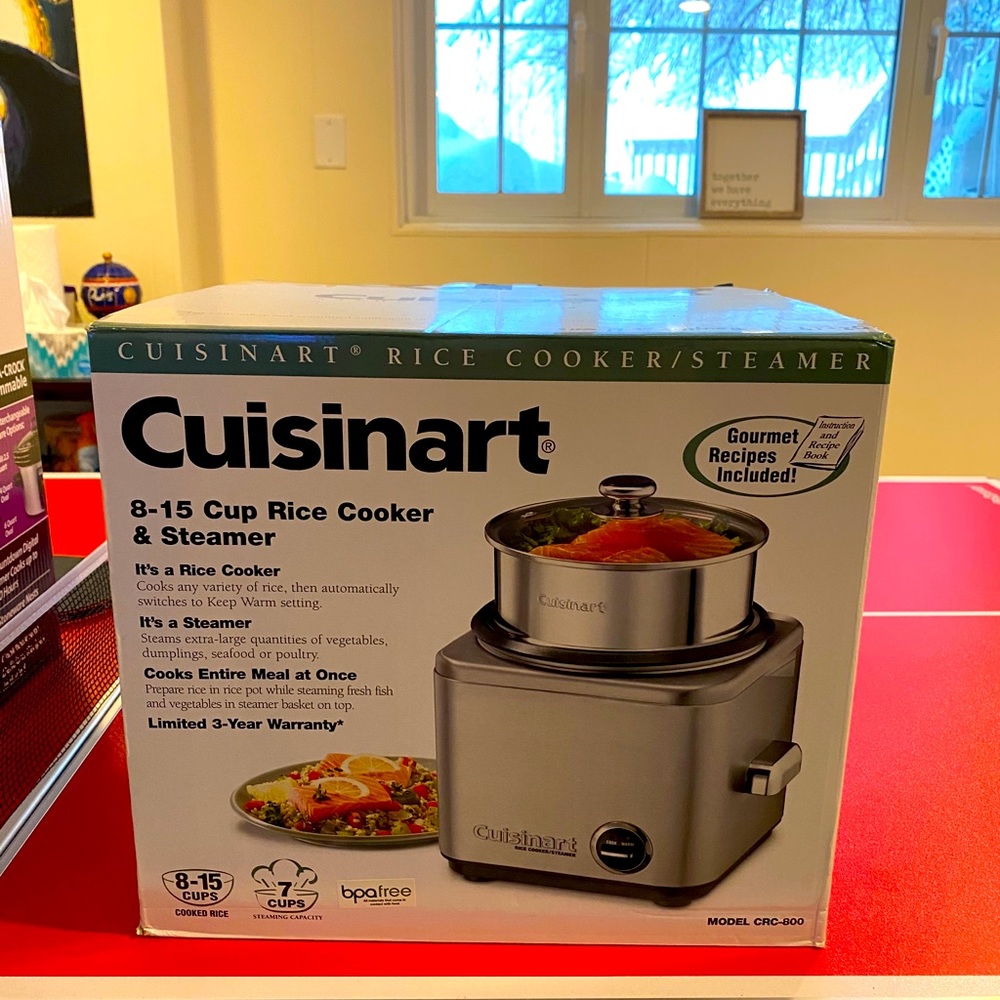 Cuisinart 8-15 Cp Rice Cooker Steamer Model CR-800